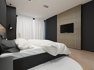 Dom w Raciborzu - Sypialnia, styl minimalistyczny - zdjęcie od FOORMA Pracownia Architektury Wnętrz