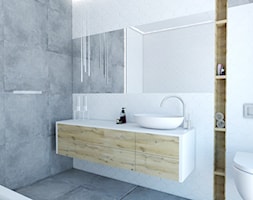 Łazienka Gliwice - Średnia bez okna łazienka, styl industrialny - zdjęcie od FOORMA Pracownia Architektury Wnętrz - Homebook