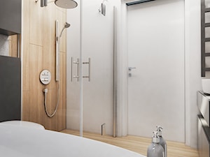 Dom Mogilany - Średnia bez okna łazienka, styl nowoczesny - zdjęcie od FOORMA Pracownia Architektury Wnętrz