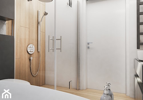 Dom Mogilany - Średnia bez okna łazienka, styl nowoczesny - zdjęcie od FOORMA Pracownia Architektury Wnętrz
