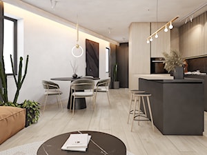 Mieszkanie Wrocław II - Salon, styl nowoczesny - zdjęcie od FOORMA Pracownia Architektury Wnętrz