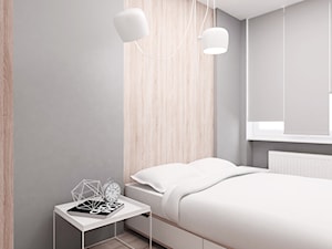 Mieszkanie Gliwice - Sypialnia, styl nowoczesny - zdjęcie od FOORMA Pracownia Architektury Wnętrz