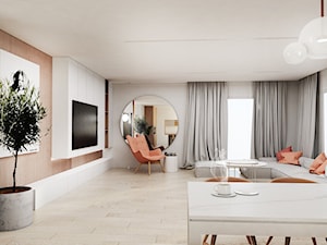 Dom Tychy II - Salon, styl nowoczesny - zdjęcie od FOORMA Pracownia Architektury Wnętrz