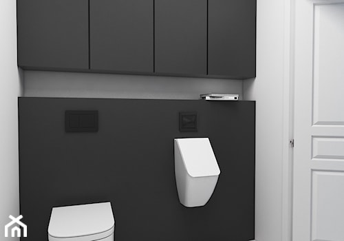 Łazienki - Średnia z marmurową podłogą łazienka, styl minimalistyczny - zdjęcie od FOORMA Pracownia Architektury Wnętrz