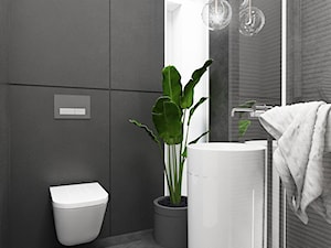Łazienka gościnna - Mała bez okna łazienka, styl minimalistyczny - zdjęcie od FOORMA Pracownia Architektury Wnętrz