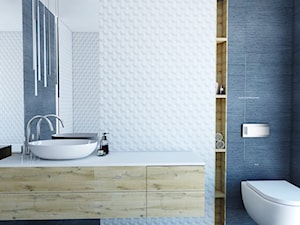 Łazienka Gliwice - Średnia łazienka, styl nowoczesny - zdjęcie od FOORMA Pracownia Architektury Wnętrz