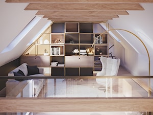 Dom w Okęciu - Biuro, styl nowoczesny - zdjęcie od FOORMA Pracownia Architektury Wnętrz