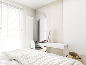 Mieszkanie Tychy - Średnia szara sypialnia, styl skandynawski - zdjęcie od FOORMA Pracownia Architektury Wnętrz
