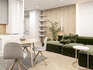 Projekt wnętrza mieszkalnego Katowice - Salon, styl skandynawski - zdjęcie od FOORMA Pracownia Architektury Wnętrz