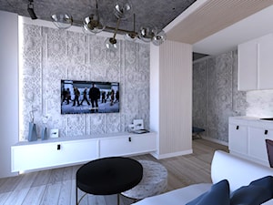 Apartament w Zakopanem - Salon, styl nowoczesny - zdjęcie od Studio 4 Design