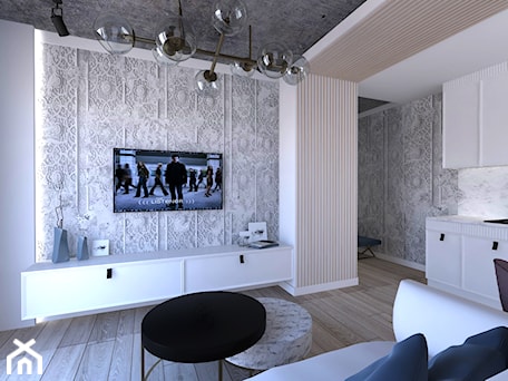 Aranżacje wnętrz - Salon: Apartament w Zakopanem - Salon, styl nowoczesny - Studio 4 Design. Przeglądaj, dodawaj i zapisuj najlepsze zdjęcia, pomysły i inspiracje designerskie. W bazie mamy już prawie milion fotografii!