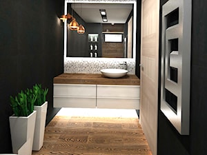 Dom Tychy - Mała bez okna łazienka, styl nowoczesny - zdjęcie od Studio 4 Design