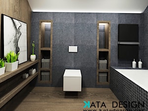 Dom 142 m2 - Średnia bez okna łazienka, styl nowoczesny - zdjęcie od Studio 4 Design