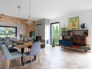 Dom w Węgrzcach - Jadalnia, styl industrialny - zdjęcie od Studio 4 Design