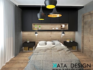 Dom 123 m2 - Sypialnia, styl minimalistyczny - zdjęcie od Studio 4 Design