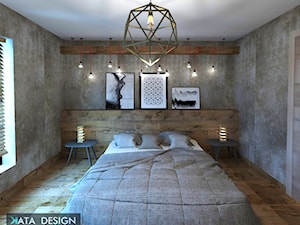 Dom Tychy - Średnia szara sypialnia, styl nowoczesny - zdjęcie od Studio 4 Design