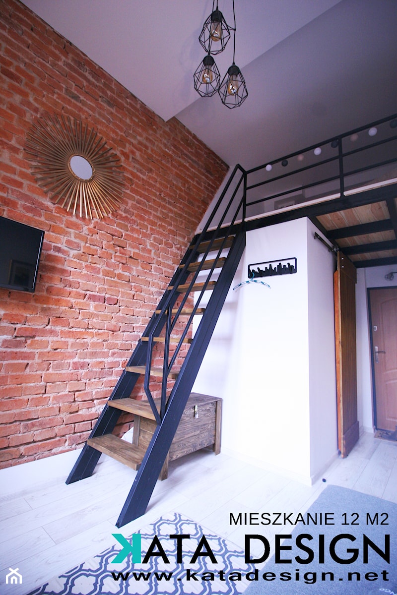 Mieszkanie 14 m2 - Salon, styl industrialny - zdjęcie od Studio 4 Design