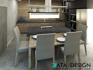 Dom 123 m2 - Jadalnia, styl minimalistyczny - zdjęcie od Studio 4 Design