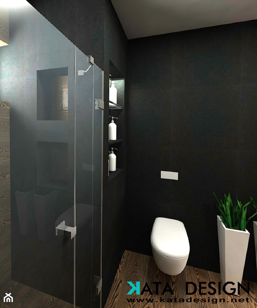 Dom Tychy - Średnia łazienka, styl nowoczesny - zdjęcie od Studio 4 Design