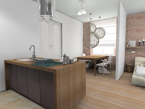 Mieszkanie w kamienicy - Kuchnia, styl nowoczesny - zdjęcie od Pracownia Aranżacji Wnętrz "O-Kreślarnia"
