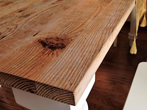 Stół z blatem z litego starego drewna. - zdjęcie od Alldeco Sp. z o.o.