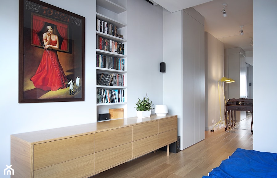 Apartament Ekopark - Sypialnia, styl nowoczesny - zdjęcie od Soma Architekci