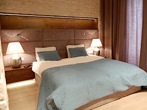Neo-Retro Apartament Wilanów - Średnia biała sypialnia, styl nowoczesny - zdjęcie od Soma Architekci