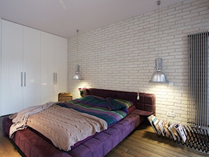 Konkurs - Średnia biała sypialnia, styl industrialny - zdjęcie od Soma Architekci