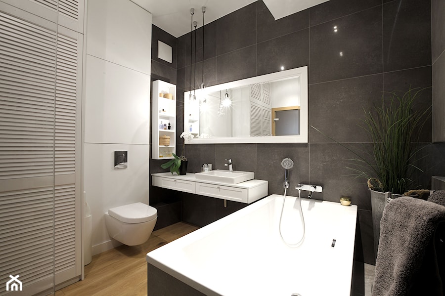 Wilanów - Średnia bez okna łazienka, styl nowoczesny - zdjęcie od Soma Architekci