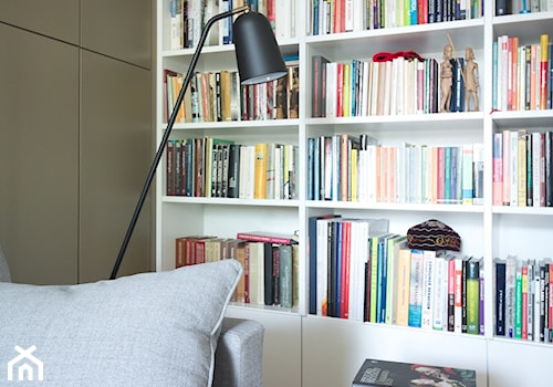 Mokotów - Małe w osobnym pomieszczeniu z sofą biuro, styl nowoczesny - zdjęcie od Soma Architekci