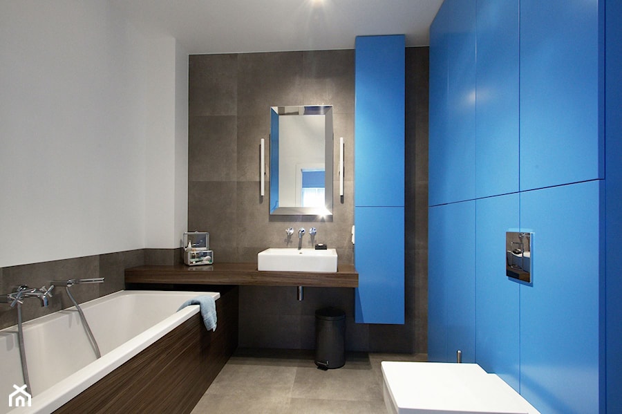 Konkurs 2 - Mała bez okna z lustrem łazienka, styl industrialny - zdjęcie od Soma Architekci