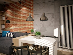Mieszkanie styl industrialny - Salon, styl industrialny - zdjęcie od Mart-Design Architektura Wnętrz