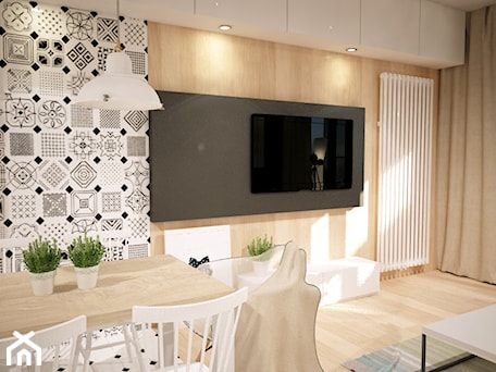 Aranżacje wnętrz - Salon: Projekt mieszkania 60m² - Salon, styl nowoczesny - Mart-Design Architektura Wnętrz. Przeglądaj, dodawaj i zapisuj najlepsze zdjęcia, pomysły i inspiracje designerskie. W bazie mamy już prawie milion fotografii!