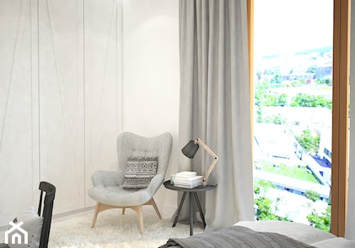 Mieszkanie we Wrocławiu, styl skandynawski - Średni biały pokój dziecka dla dziecka dla nastolatka dla chłopca dla dziewczynki, styl skandynawski - zdjęcie od Mart-Design Architektura Wnętrz