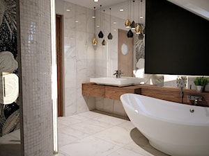 Projekt nowoczesnej łazienki - Łazienka, styl nowoczesny - zdjęcie od Mart-Design Architektura Wnętrz