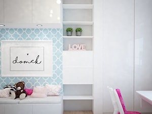 Błękitny pokój dla dziewczynki - Pokój dziecka, styl nowoczesny - zdjęcie od Mart-Design Architektura Wnętrz