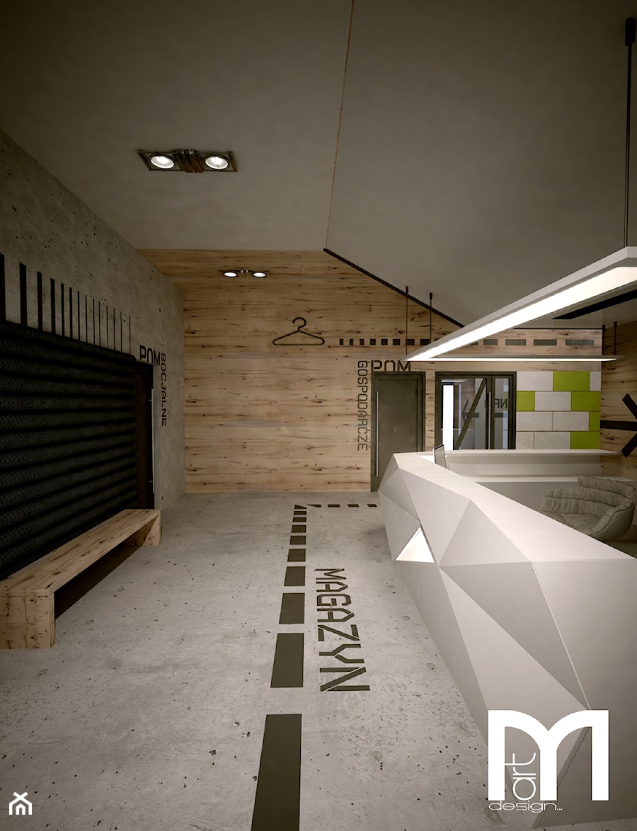 Projekt Centrum Integracji Studentów - Wnętrza publiczne, styl nowoczesny - zdjęcie od Mart-Design Architektura Wnętrz