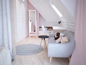 Projekt pokoju dla dziewczynki - Pokój dziecka, styl skandynawski - zdjęcie od Mart-Design Architektura Wnętrz