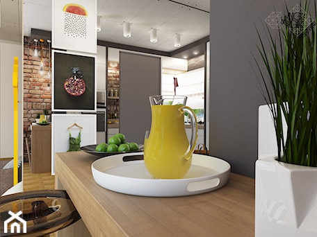 Aranżacje wnętrz - Kuchnia: Lemon Tree - Pracownia projektowa: Living by Design - sztuka tworzenia przestrzeni. Przeglądaj, dodawaj i zapisuj najlepsze zdjęcia, pomysły i inspiracje designerskie. W bazie mamy już prawie milion fotografii!