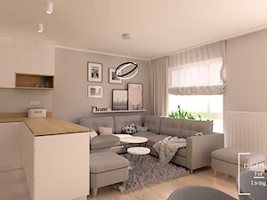 Mieszkanie w odcieniach pasteli - Salon, styl nowoczesny - zdjęcie od Good Place For Living