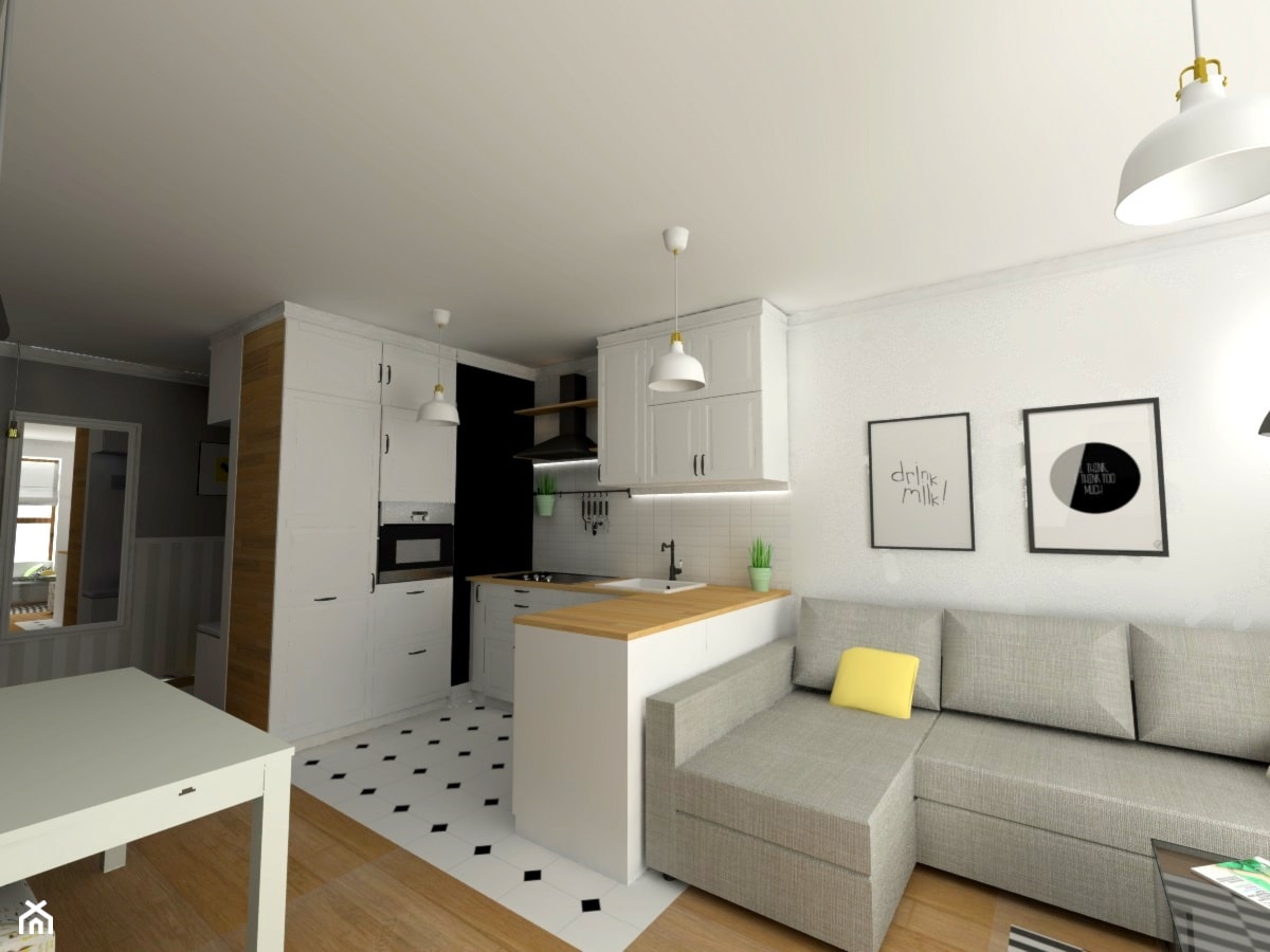 Mieszkanie w skandynawskim stylu - Kuchnia, styl skandynawski - zdjęcie od Good Place For Living - Homebook