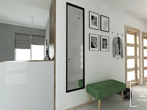 Średni biały hol / przedpokój, styl skandynawski - zdjęcie od Good Place For Living