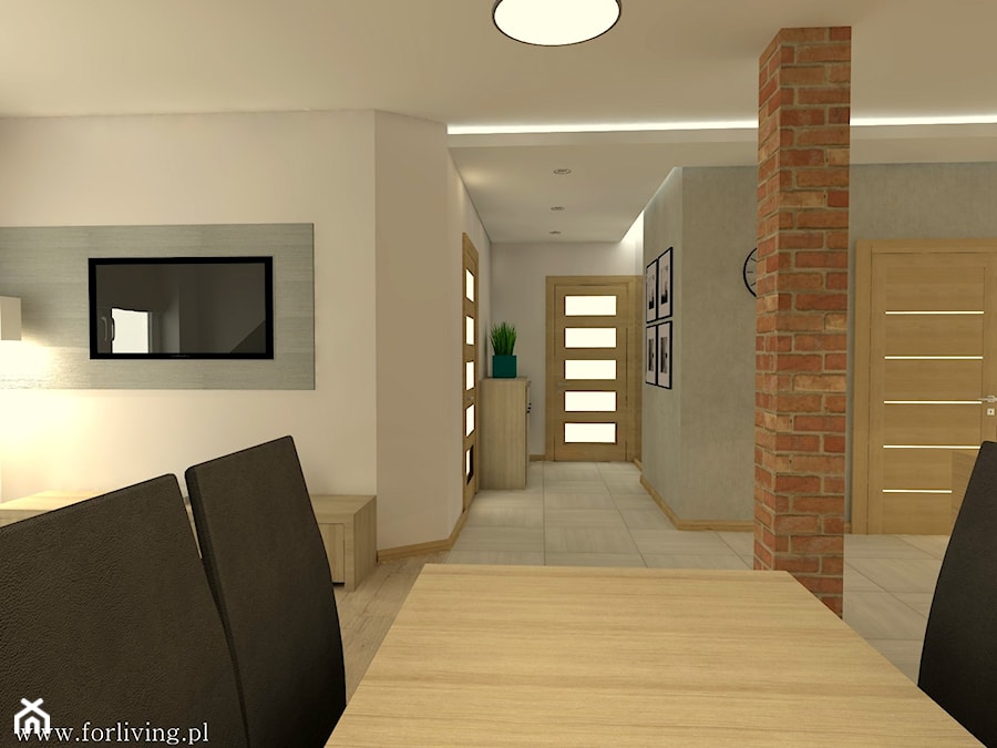 Mieszkanie na poddaszu - Jadalnia, styl nowoczesny - zdjęcie od Good Place For Living