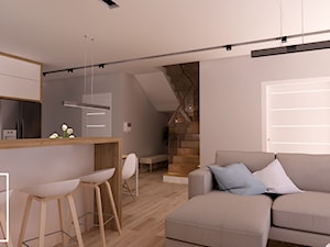Nowoczesny dom w Zabierzowie z nutą przytulności - Salon, styl nowoczesny - zdjęcie od Good Place For Living