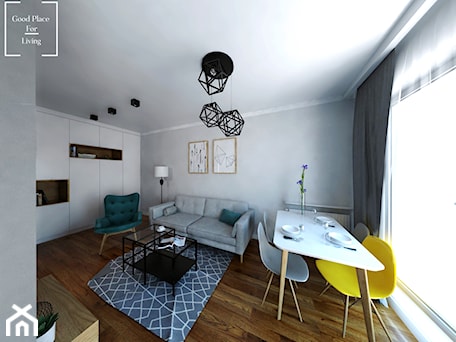 Aranżacje wnętrz - Salon: Osiedle Fi - 48 m2 - Salon, styl nowoczesny - Good Place For Living. Przeglądaj, dodawaj i zapisuj najlepsze zdjęcia, pomysły i inspiracje designerskie. W bazie mamy już prawie milion fotografii!