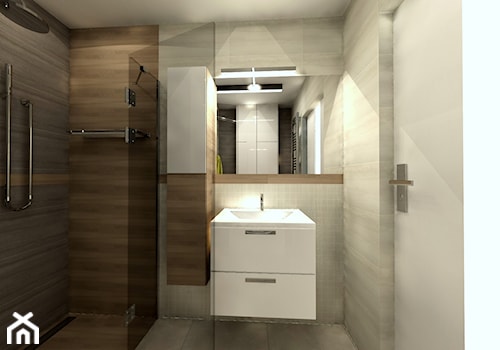 Mieszkanie w stylu loft - Średnia bez okna łazienka, styl nowoczesny - zdjęcie od Good Place For Living