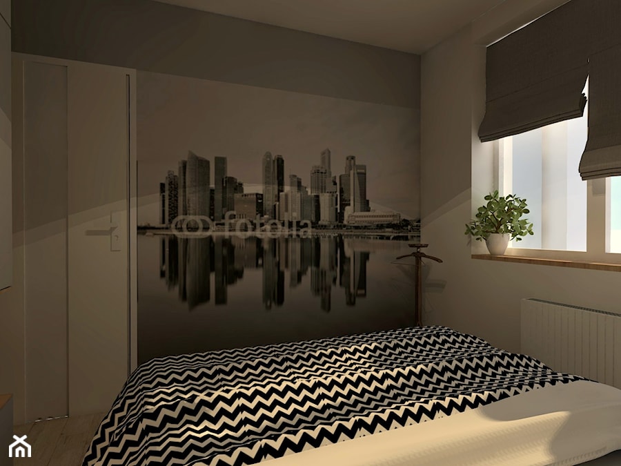 Mieszkanie w stylu loft - Sypialnia, styl nowoczesny - zdjęcie od Good Place For Living