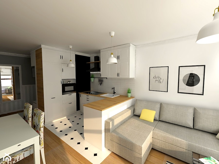 Mieszkanie w skandynawskim stylu - Kuchnia, styl skandynawski - zdjęcie od Good Place For Living