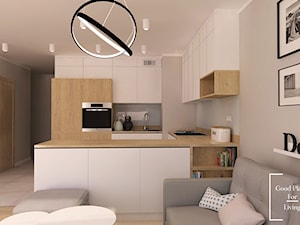 Mieszkanie w odcieniach pasteli - Kuchnia, styl nowoczesny - zdjęcie od Good Place For Living