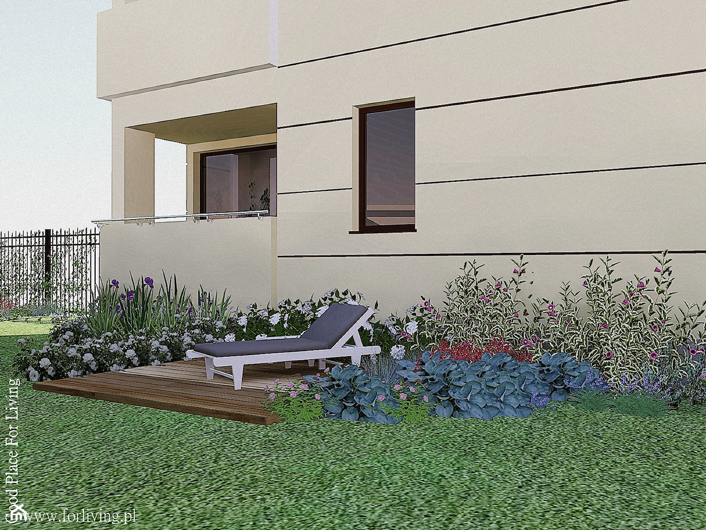 Projekt mini ogródka - Ogród, styl nowoczesny - zdjęcie od Good Place For Living - Homebook